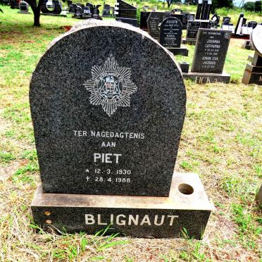 BLIGNAUT Piet 1930-1988