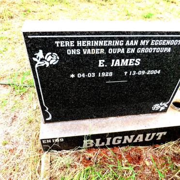 BLIGNAUT E. James 1928-2004
