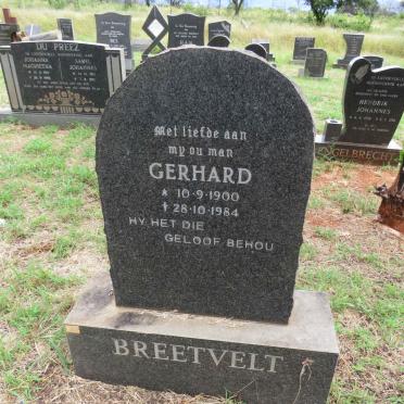 BREETVELT Gerhard 1900-1984