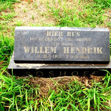 BOSHOFF Willem Hendrik 1911-1980