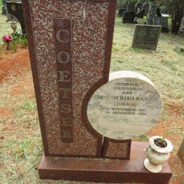 COETSER Gertruida Maria Magrieta 1943-1996