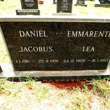 COETZER Daniel Jacobus 1911-1991 & Emmarentia Lea 1909-1997