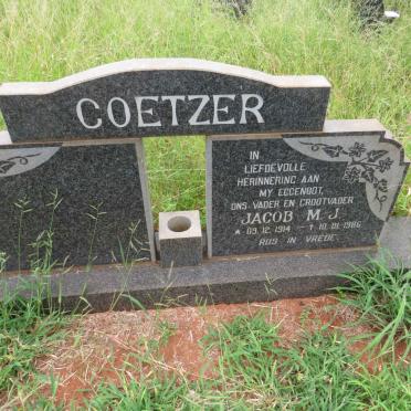 COETZER Jacob M.J. 1914-1986