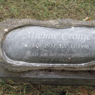 CRONJE Miemie 1951-1996 :: NEL Christi 1957-1996 _1