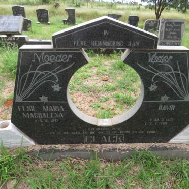 CLACK David 1936-1983 & Elsie Maria Magdalena 1943-