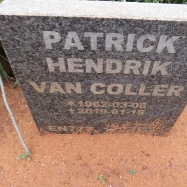 COLLER Patrick Hendrik, van 1962-2019