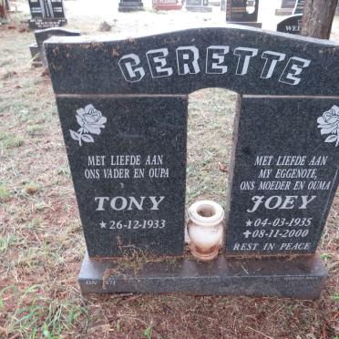 CERETTE Tony 1933- & Joey 1935-2000