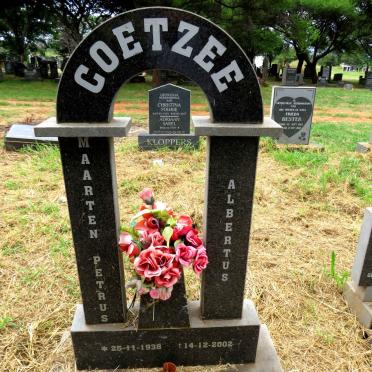 COETZEE Maarten Petrus Albertus 1938-2002