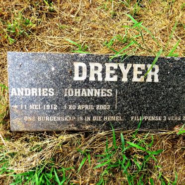 DREYER Andries Johannes 1912-2003