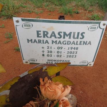 ERASMUS Maria Magdalena 1948-2023