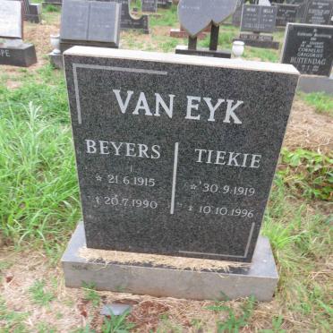 EYK Beyers, van 1915-1990 & Tiekie 1919-1996