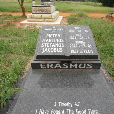 ERASMUS Pieter Martinus Stefanus Jacobus 1950-2024