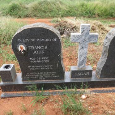 EAGAR Francis John 1937-2003