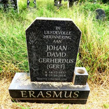 ERASMUS Johan David Gerherdus 1933-2014