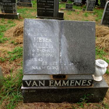 EMMENES Pieter Willem, van 1922-1990