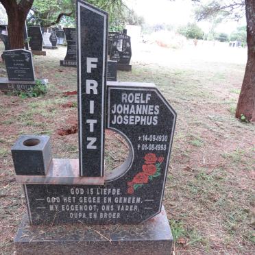 FRITZ Roelf Johannes Josephus 1930-1998