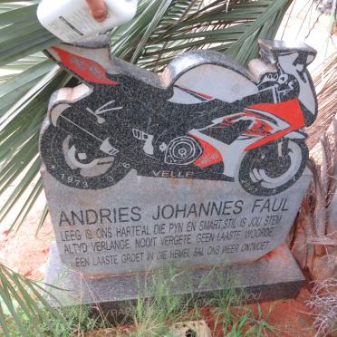 FAUL Andries Johannes 1973-2007