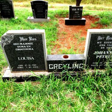 GREYLING Johannes Petrus 1904-1980 & Louisa 1915-2005_1