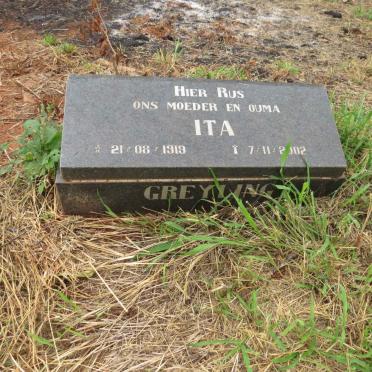 GREYLING Ita 1919-2002