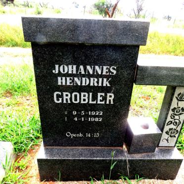 GROBLER Johannes Hendrik 1922-1982