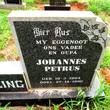 GREYLING Johannes Petrus 1904-1980 & Louisa 1915-2005_2