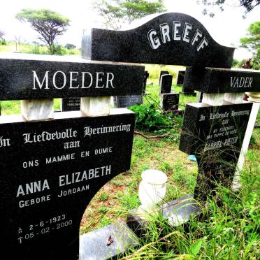 GREEFF Gabriel Pieter 1919-1983 & Anna Elizabeth JORDAAN 1923-2000 _1