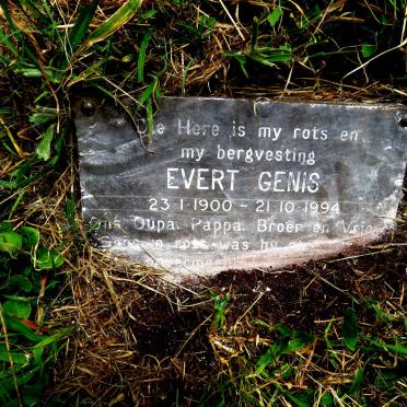 GENIS Evert 1900-1994