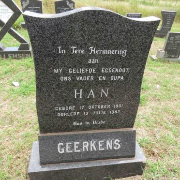 GEERKENS Han 1901-1982