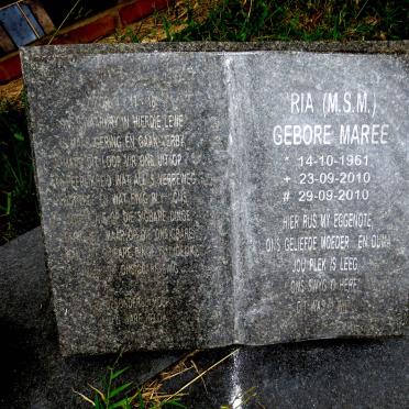 GROVE Ria M.S.M. nee MAREE 1961-2010 _2