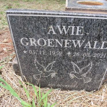 GROENEWALD Awie 1952-2021