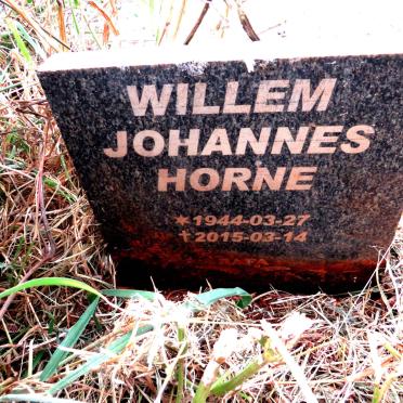 HORNE Willem Johannes 1944-2015
