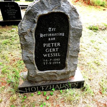 HOLTZHAUZEN Pieter Gert Wessel 1961-1994