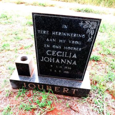 JOUBERT Cecilia Johanna 1936-1981