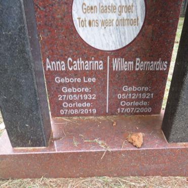 KLERK Willem Bernardus, de 1921-2000 & Anna Catharina LEE 1932-2019_2