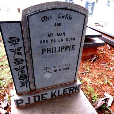 KLERK P.J., de 1924-1991