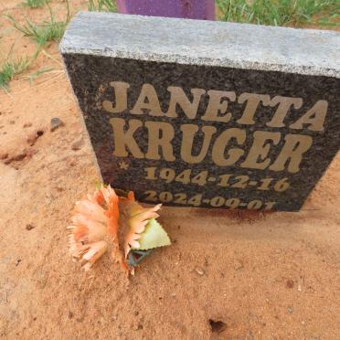 KRUGER Janetta 1944-2024