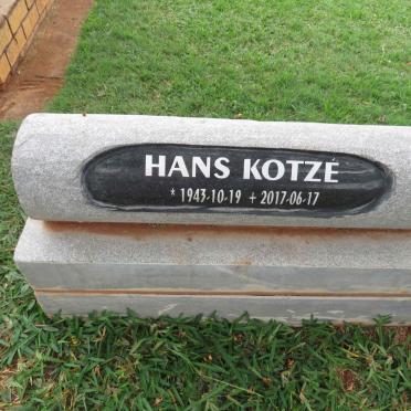 KOTZE Hans 1943-2017