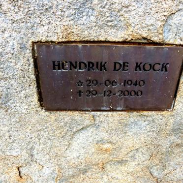 KOCK Hendrik, de 1940-2000_2