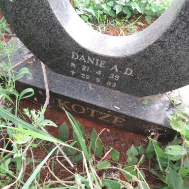 KOTZE Danie A.D. 1935-1983
