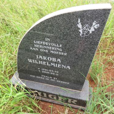KRUGER Jakoba Wilhelmiena 1941-2010