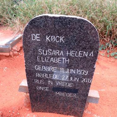 KOCK Susara Helena Elizabeth, de 1939-2013