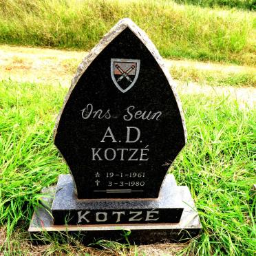 KOTZE A.D. 1961-1980