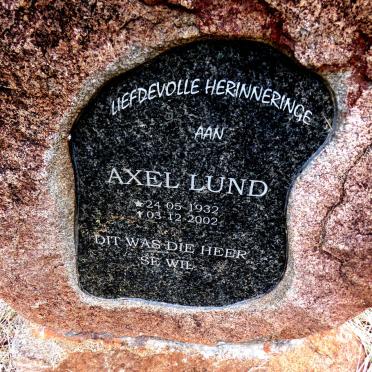 LUND Axel 1932-2002