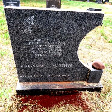 LUUS Johannes Matthys 1979-2002