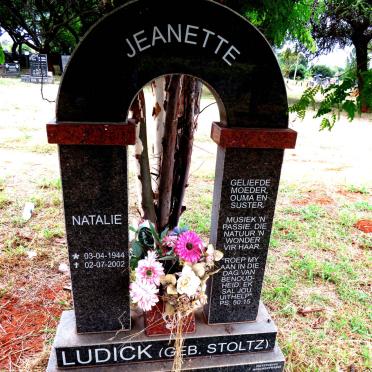 LUDICK Jeanette Natalie STOLTZ 1944-2002
