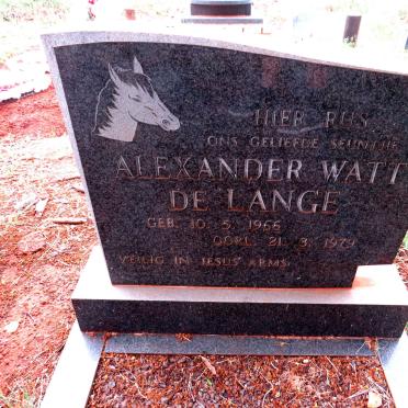 LANGE Alexander Watt, de 1966-1979