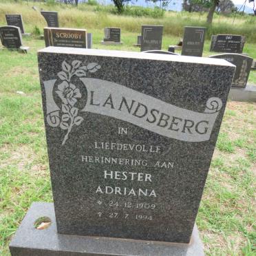 LANDSBERG Hester Adriana 1909-1994