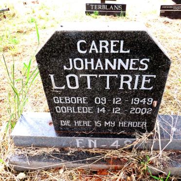 LOTTRIE Carel Johannes 1949-2002