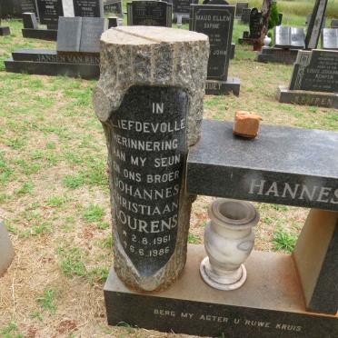 LOURENS Johannes Christiaan 1961-1986