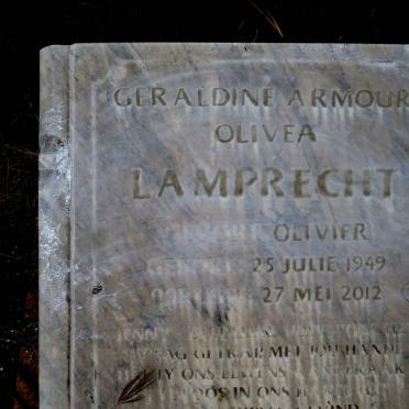 LAMPRECHT Geraldina Amour Olivea nee OLIVIER 1949-2012_2
